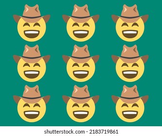 3,643 Emoticon cowboy Images, Stock Photos & Vectors | Shutterstock