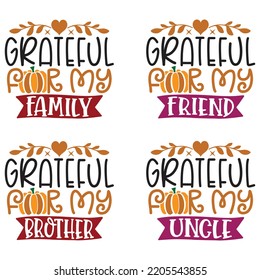Happy fall, Happy Thanksgiving, Happy Halloween T-shirt and SVG design bundle, Autumn SVG bundle, Pumpkin, Fall Svg Designs, Thanksgiving fall  Quotes t shirt Design, Vector EPS Editable Files Bundle.