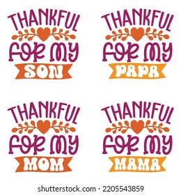 Happy fall, Happy Thanksgiving, Happy Halloween T-shirt and SVG design bundle, Autumn SVG bundle, Pumpkin, Fall Svg Designs, Thanksgiving fall  Quotes t shirt Design, Vector EPS Editable Files Bundle.