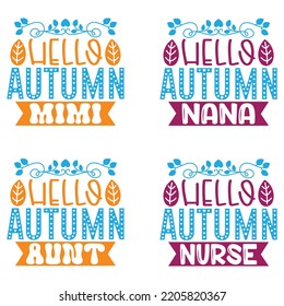 Happy fall, Happy Thanksgiving, Happy Halloween T-shirt and SVG design bundle, Autumn SVG bundle, Pumpkin, Fall Svg Designs, Thanksgiving fall  Quotes t shirt Design, Vector EPS Editable Files Bundle.