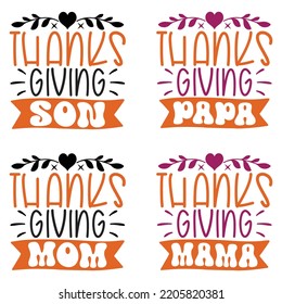 Happy fall, Happy Thanksgiving, Happy Halloween T-shirt and SVG design bundle, Autumn SVG bundle, Pumpkin, Fall Svg Designs, Thanksgiving fall  Quotes t shirt Design, Vector EPS Editable Files Bundle.
