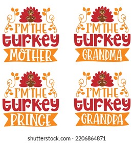 Happy fall, Happy Thanksgiving, Happy Halloween T-shirt and SVG design bundle, Autumn SVG bundle, Pumpkin, Fall Svg Designs, Thanksgiving fall  Quotes t shirt Design, Vector EPS Editable Files Bundle.