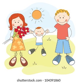 Happy family