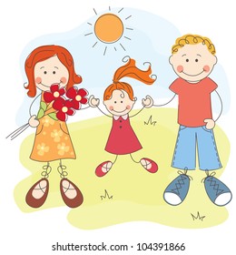 Happy family