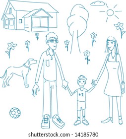 Happy family