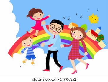 Happy family