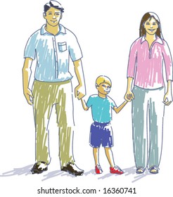 Happy family