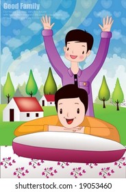 Família feliz