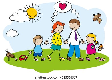 Happy family