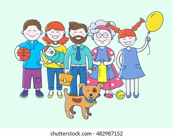 Happy family