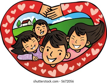 Happy family