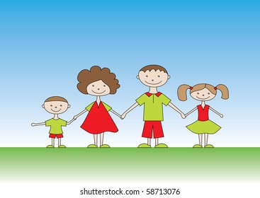 Happy family