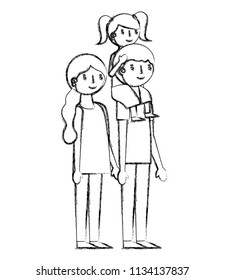 happy family avatars characters