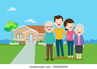 695 Family standing front car Images, Stock Photos & Vectors | Shutterstock