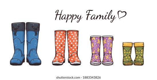 Free Free 217 Family Wellies Svg SVG PNG EPS DXF File