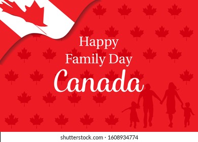 Happy Family Day Canada Background.