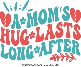 Happy Family Day Typography Retro Vector Illustration Design