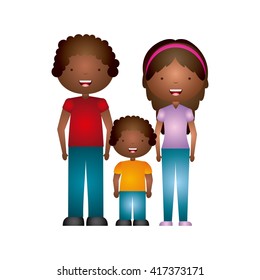 Happy Family Design Stock Vector (Royalty Free) 417373171