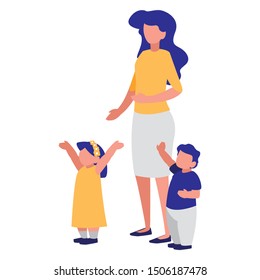 happy family design vector illustration