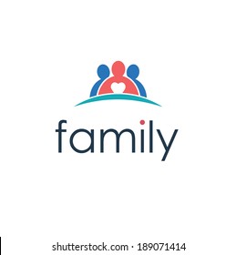 happy family icon