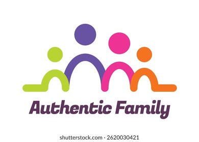 Happy family illustration, showing love, care, and bonding at home. Perfect for family lifestyle, parenting, and authentic family concept designs.