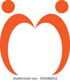 Happy family logo design vector stock