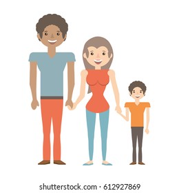 happy family love members