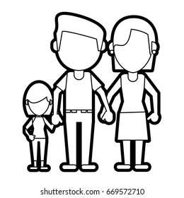 Happy family united