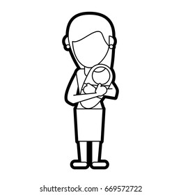 Happy family united
