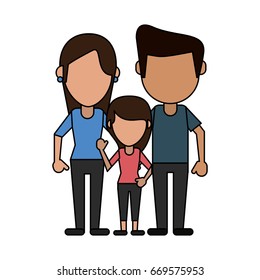 Happy family united