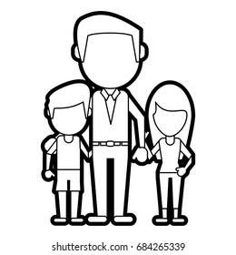 Happy family united