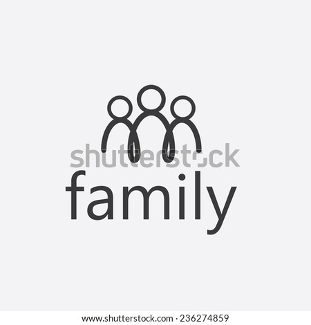 Happy Family Vector Design Template Stock Vector (royalty Free 