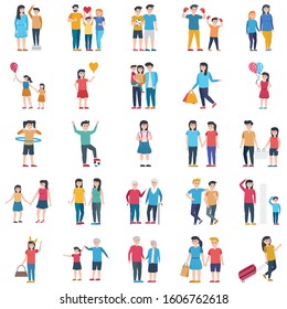 
Happy Family Vector Illustration pack every single icon that can be easily modified or edited
