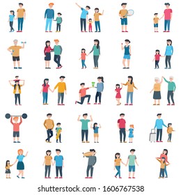 
Happy Family Vector Illustration pack every single icon that can be easily modified or edited
