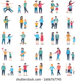 
Happy Family Vector Illustration pack every single icon that can be easily modified or edited
