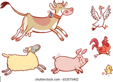 Happy Farm Animals