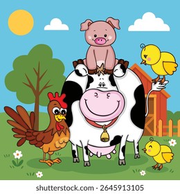 Happy Farm Animals Under the Sun