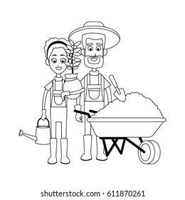 happy farmer icon image 