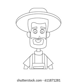 happy farmer icon image 
