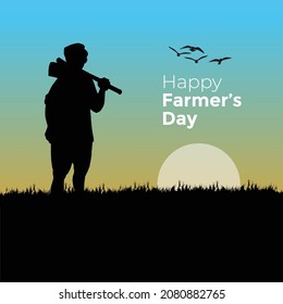 Happy Farmers Day Creative Concepts