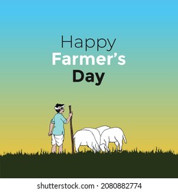 Happy Farmers Day Creative Concepts