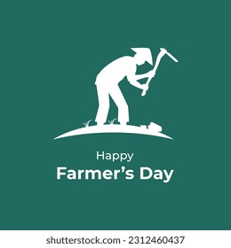 Happy farmers day vector illustrations concepts