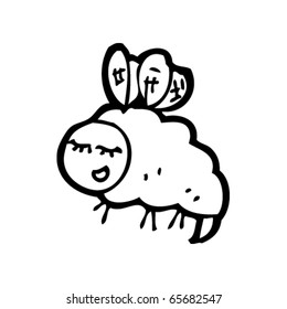 happy fat bee cartoon