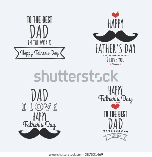 Happy Father Day 库存矢量图 免版税