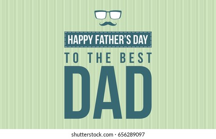 Happy father day celebration design collection