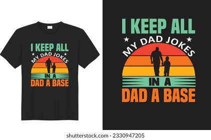 happy father day family t-shirt design