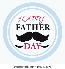 Happy father day graphic design background message