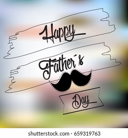 Happy Father Day graphic design, Vector illustration