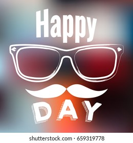 Happy Father Day graphic design, Vector illustration