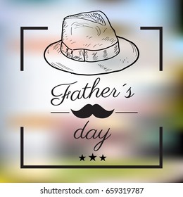 Happy Father Day graphic design, Vector illustration